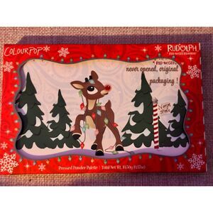 ColourPop's Rudolph the Red-Nosed Reindeer Palette